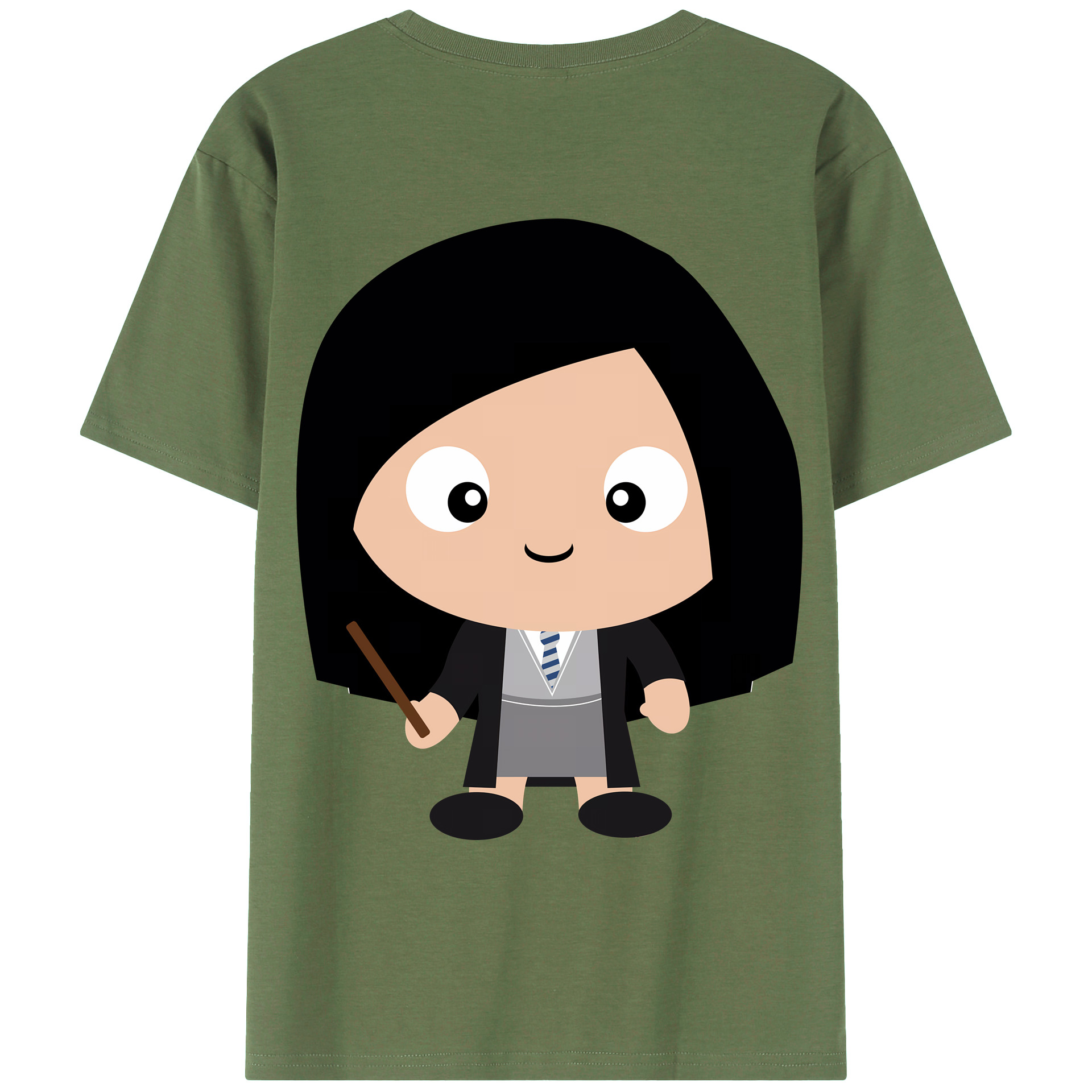 （画像用） Harry Potter ハリー・ポッターシリーズ 綿100％ メンズ半袖Tシャツ（バックプリント） 通気性